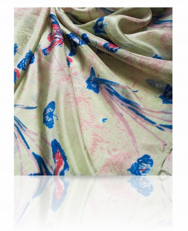 Палантин Женский S-BUTTER.FLOWER/GREEN